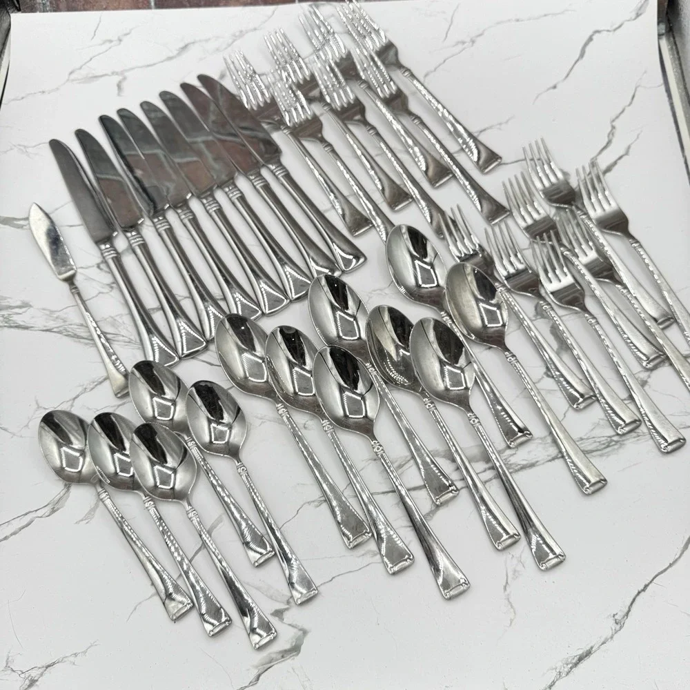Zwilling JA Henckels ANGELICO 18/10 Stainless Flatware Set of 36 Service for 6